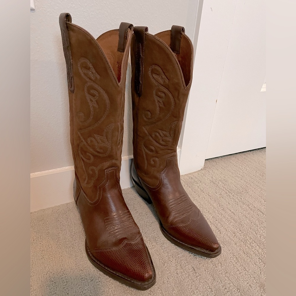 Women’s Leather Cowboy Boots